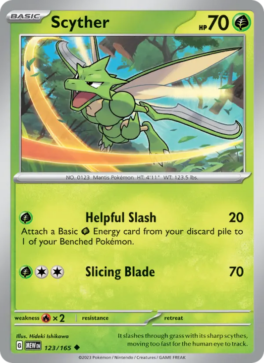 Image of Scyther 151 (MEW) #123