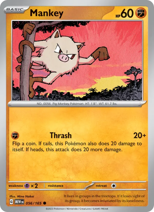 Image of Mankey 151 (MEW) #056