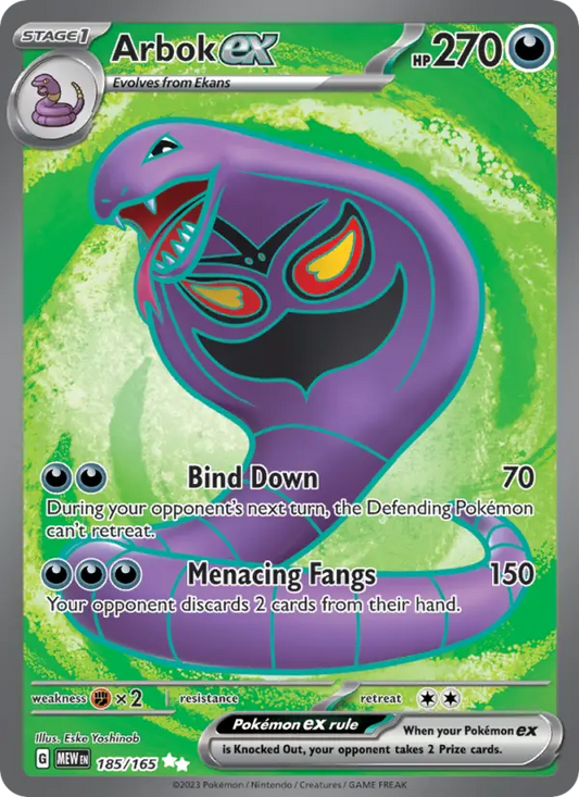 Image of Arbok ex 151 (MEW) #185
