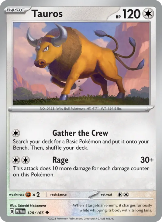 Image of Tauros 151 (MEW) #128