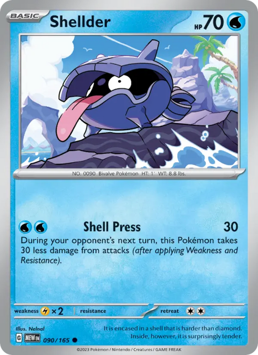 Image of Shellder 151 (MEW) #090