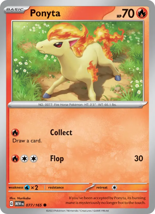 Image of Ponyta 151 (MEW) #077