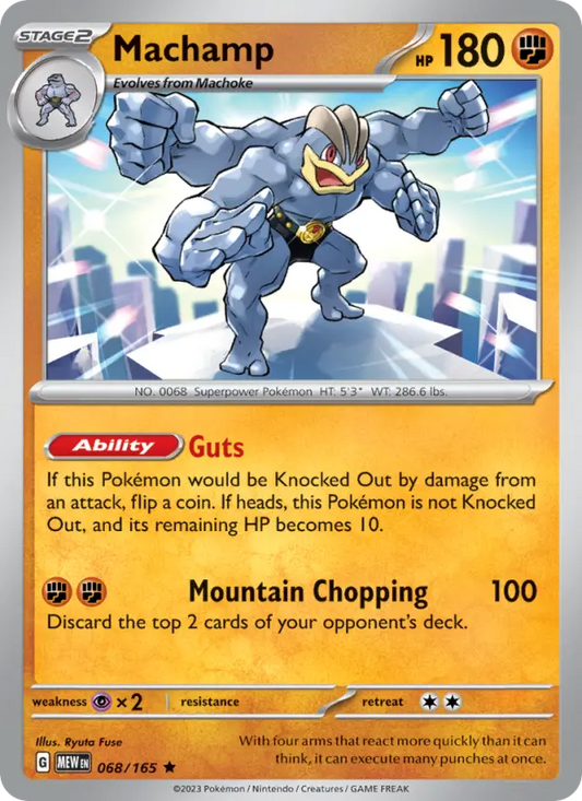 Image of Machamp 151 (MEW) #068