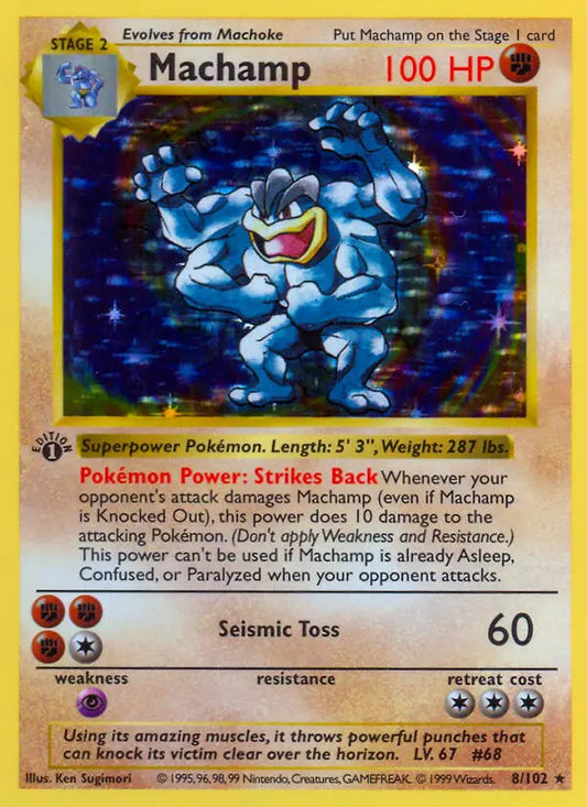 Image of Machamp Base Set (BS) #8