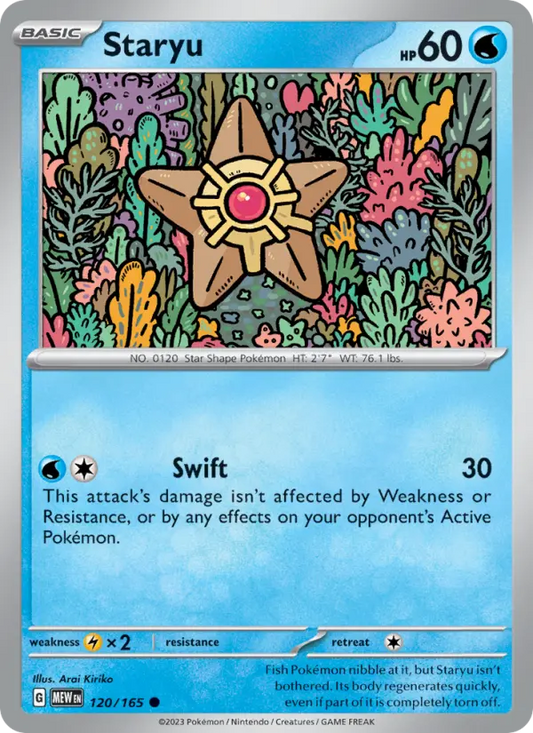 Image of Staryu 151 (MEW) #120