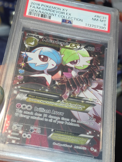 2016 PSA 8 Pokemon XY Generations Radiant Collection M Gardevoir EX RC31/RC32