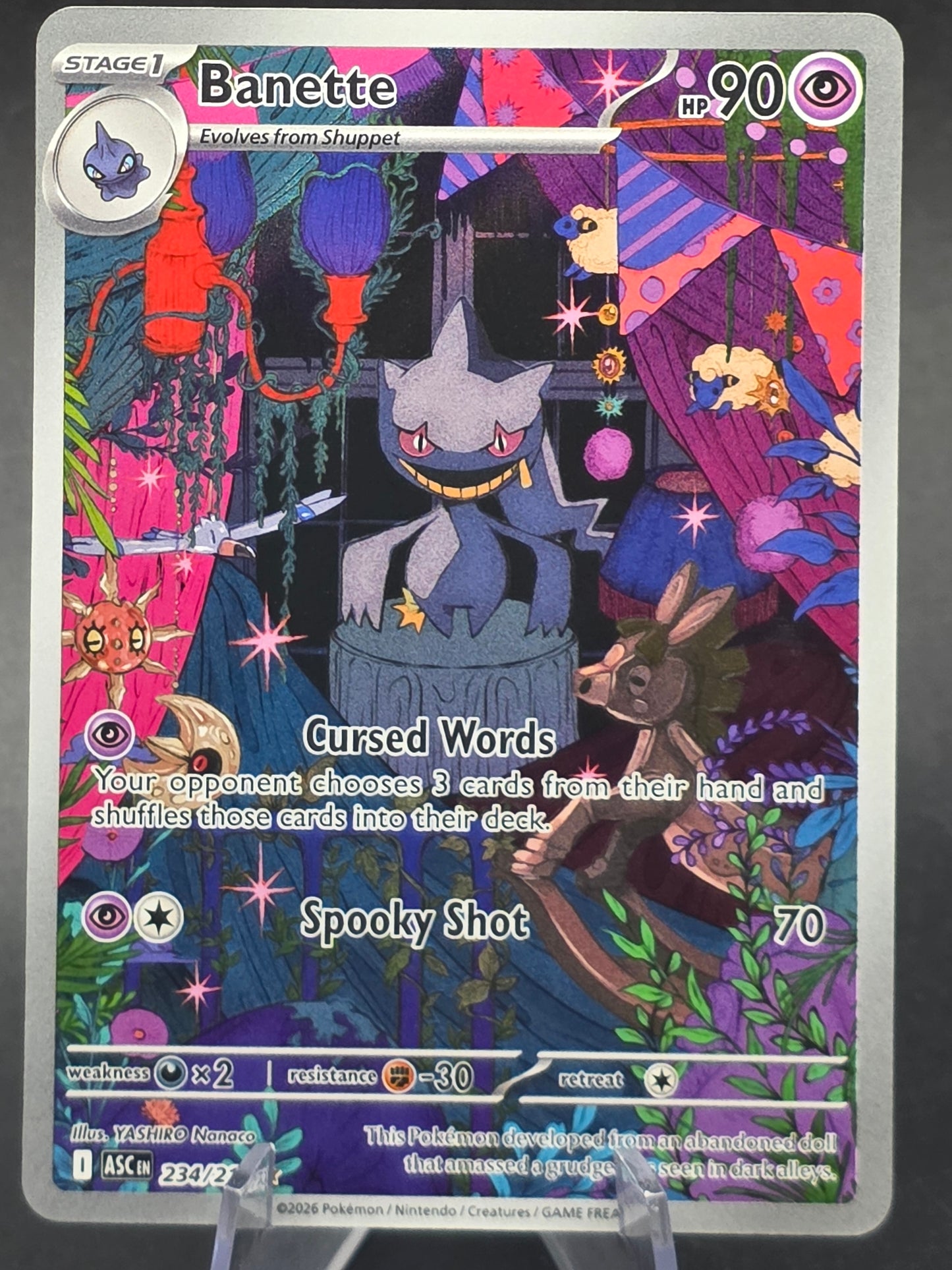 Pokemon Ascended Heroes - Banette Illustration Rare #234/217