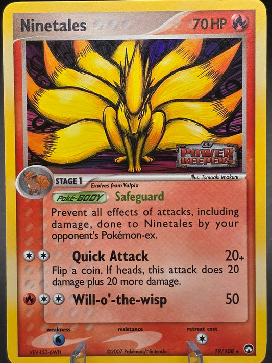 Ninetails 19/108 Holo EX Power Keepers Stamped 2007 Pokémon RareOpens