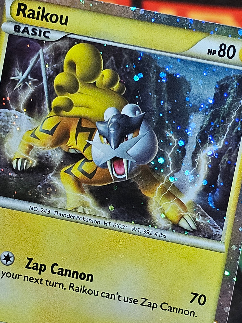 Raikou HGSS19 Promo HGSS Black Star Promos Pokemon