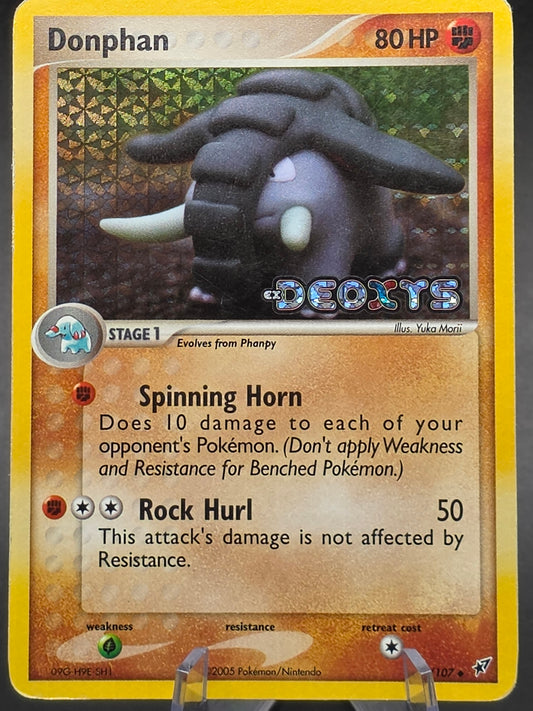 Donphan 30/107 Uncommon Pokemon EX Deoxys 2005 LP MP