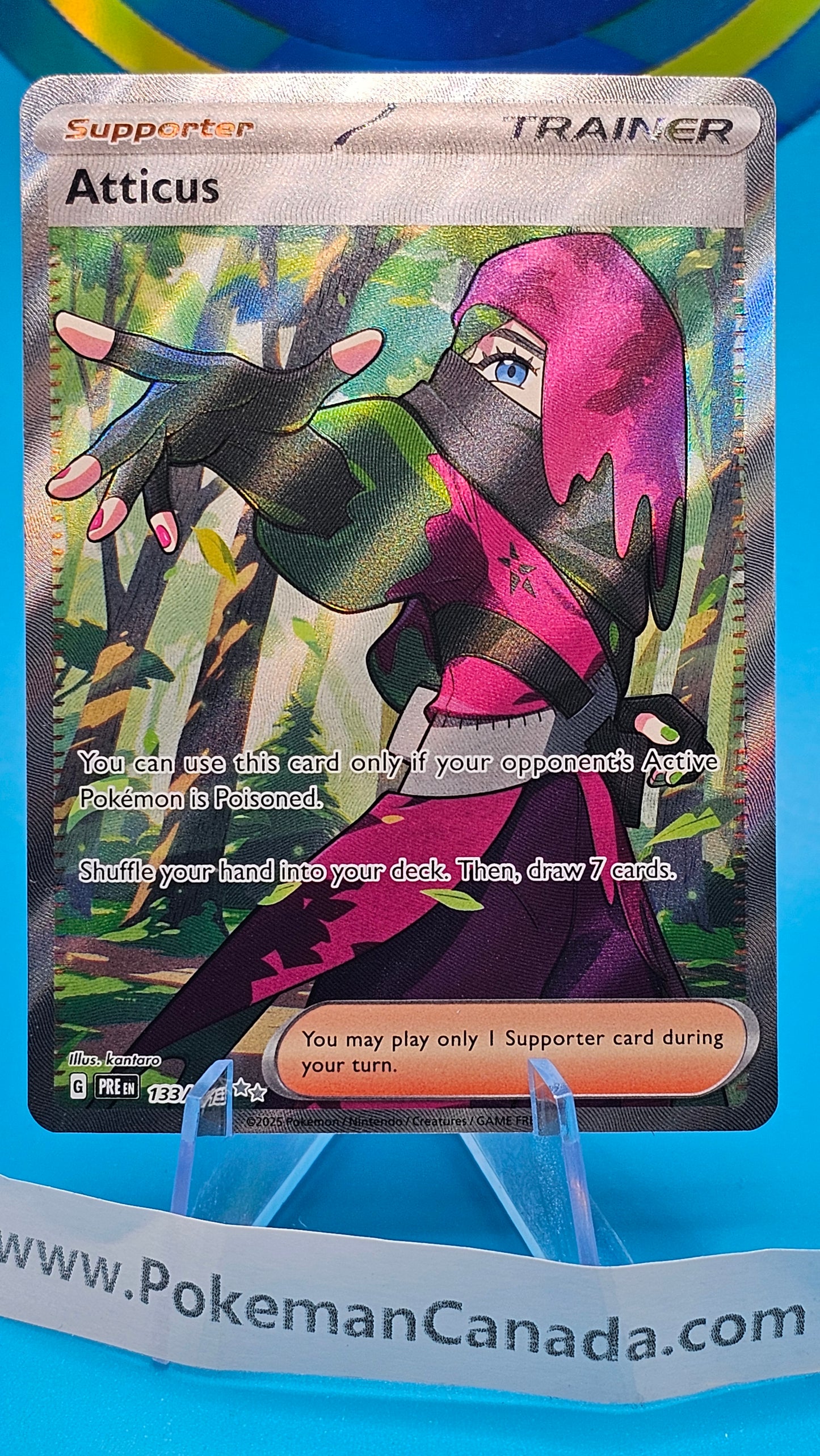 2024 Pokemon SV Prismatic Evolutions Atticus Ultra Rare 133/131 #133