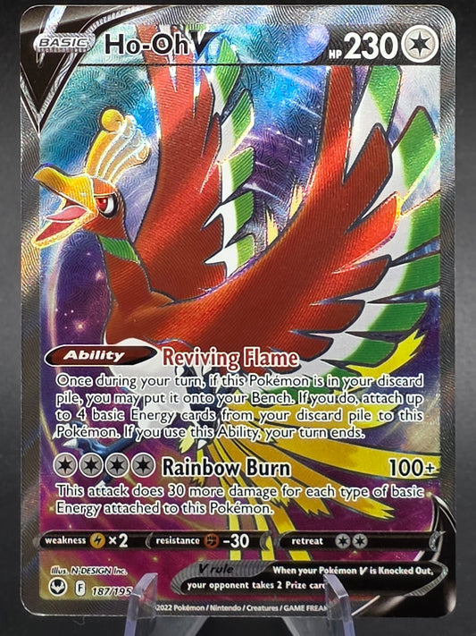 Ho-Oh V (Full Art) #187/195 : Silver Tempest - NM
