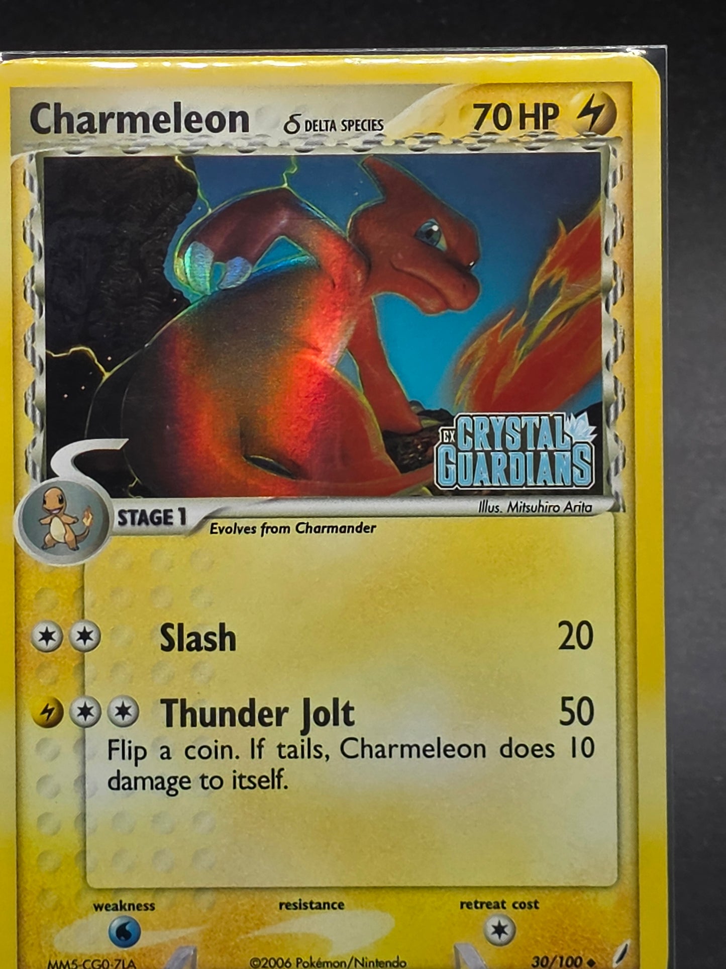 Charmeleon Crystal Guardians Stamped Holo 30/100