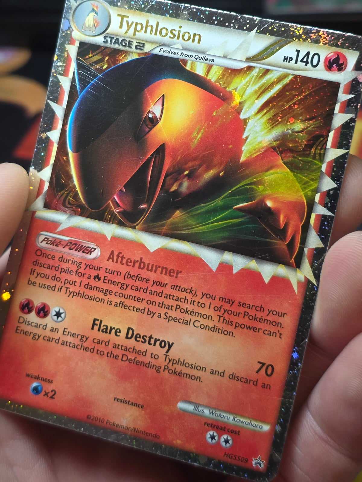Typhlosion Prime HGSS09 HGSS Holo Promo English 140