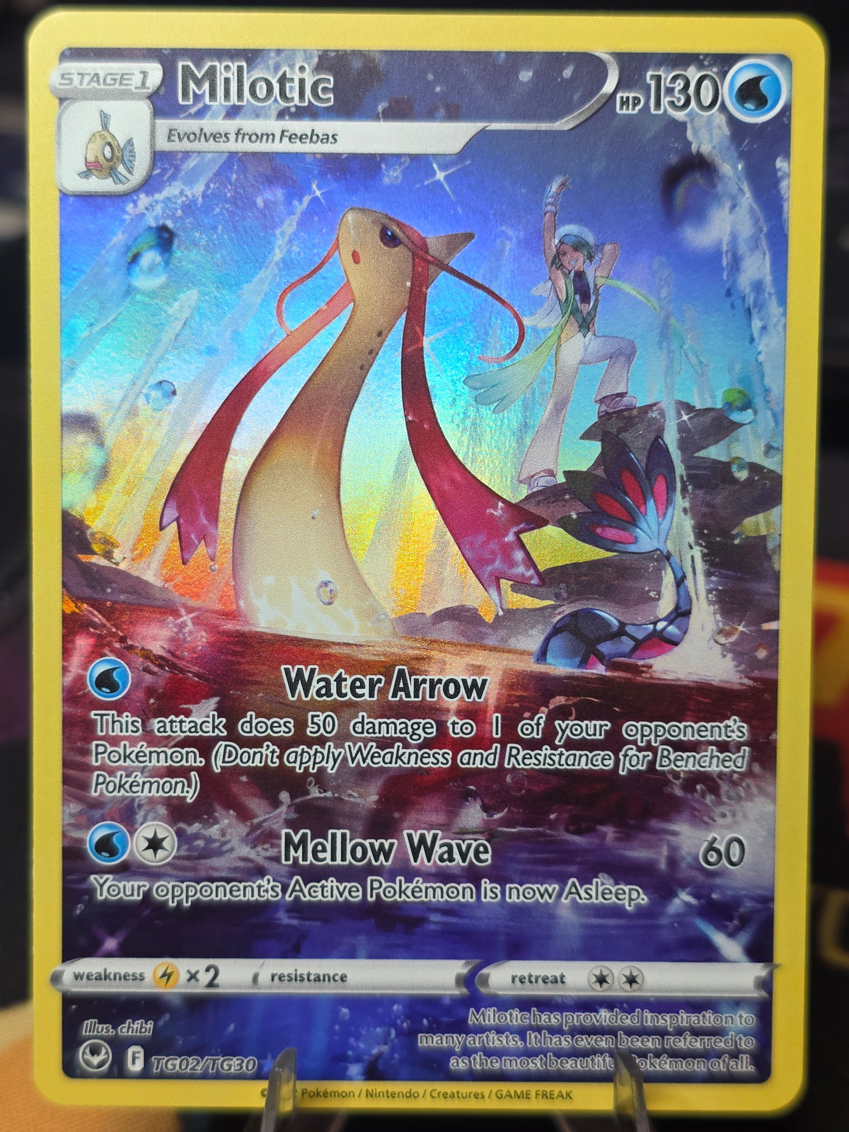 Milotic Holo Ultra Rare SWSH12: Silver Tempest Trainer Gallery TG02/TG30
