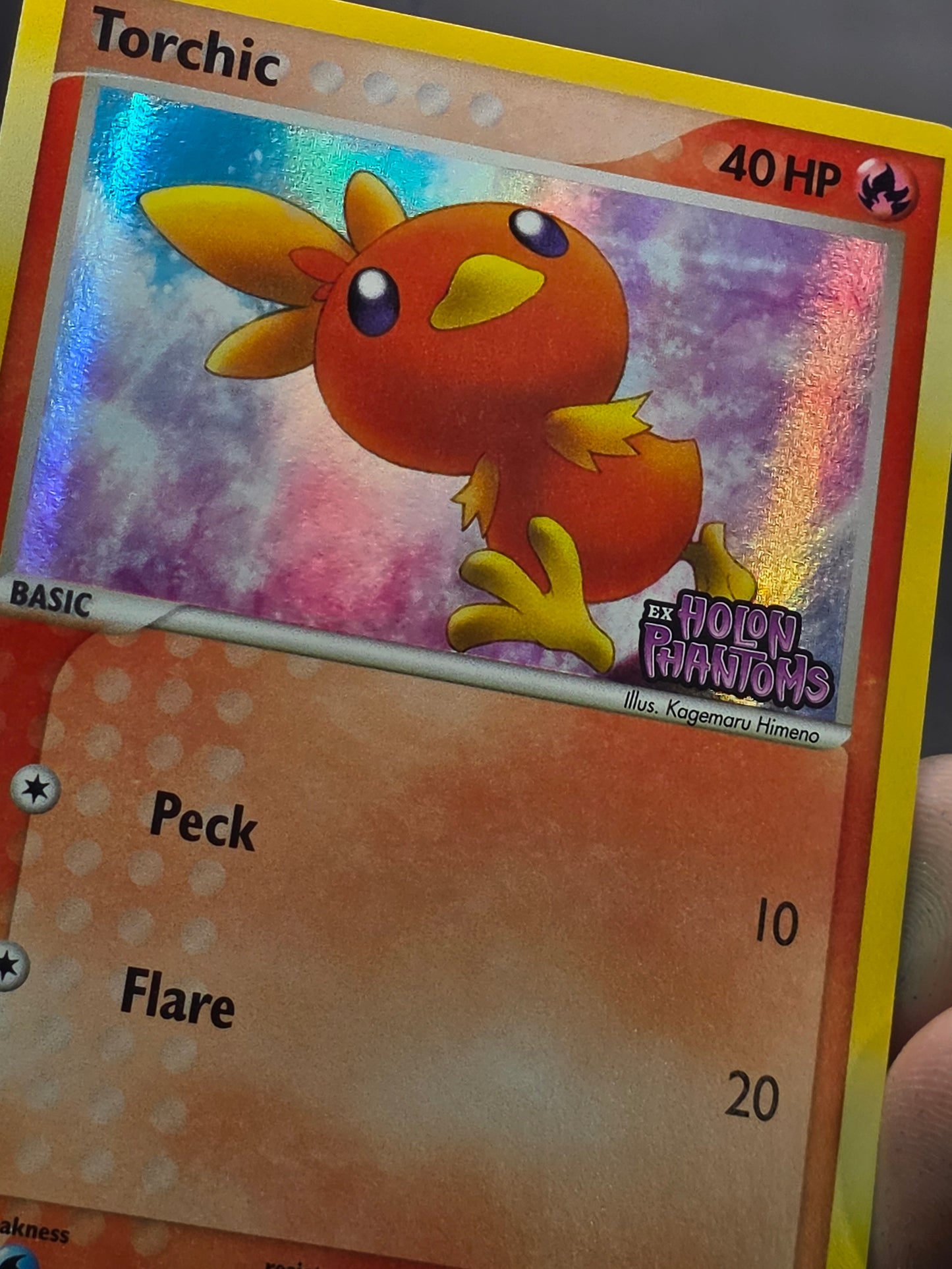 Torchic - Pokemon - 83/110 Holon Phantoms Stamped Reverse Holo