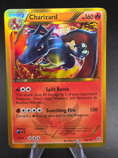 Charizard 136/135 (Shiny Secret Rare) BW Plasma Storm Holo amp