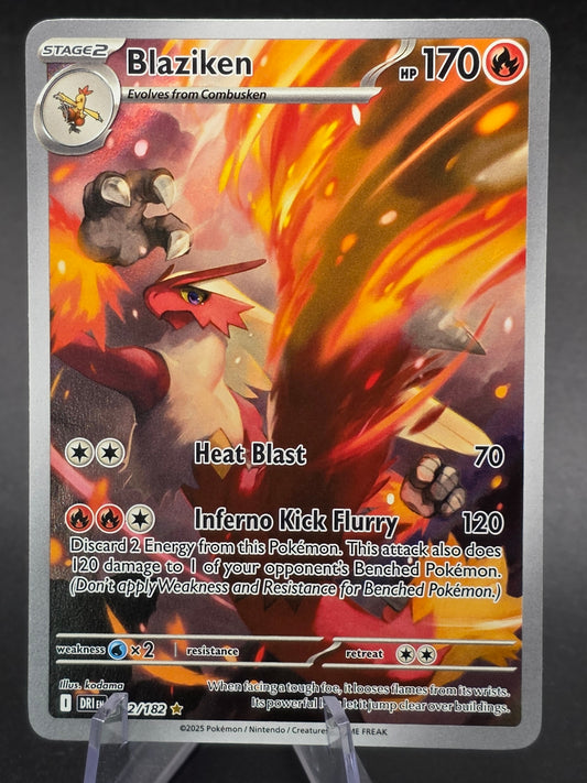 Blaziken 192/182 Sv10: Destined Rivals Pokemon TCG illustration Rare 192/182
