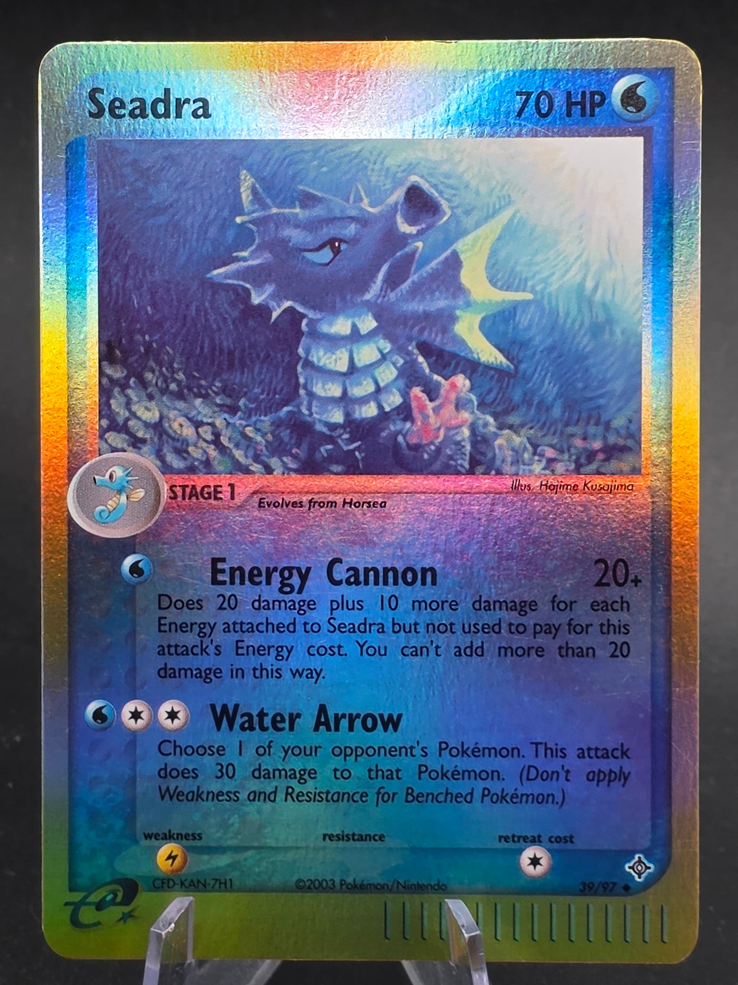 Seadra 39/97 Reverse Holo Pokemon EX Dragon 2003