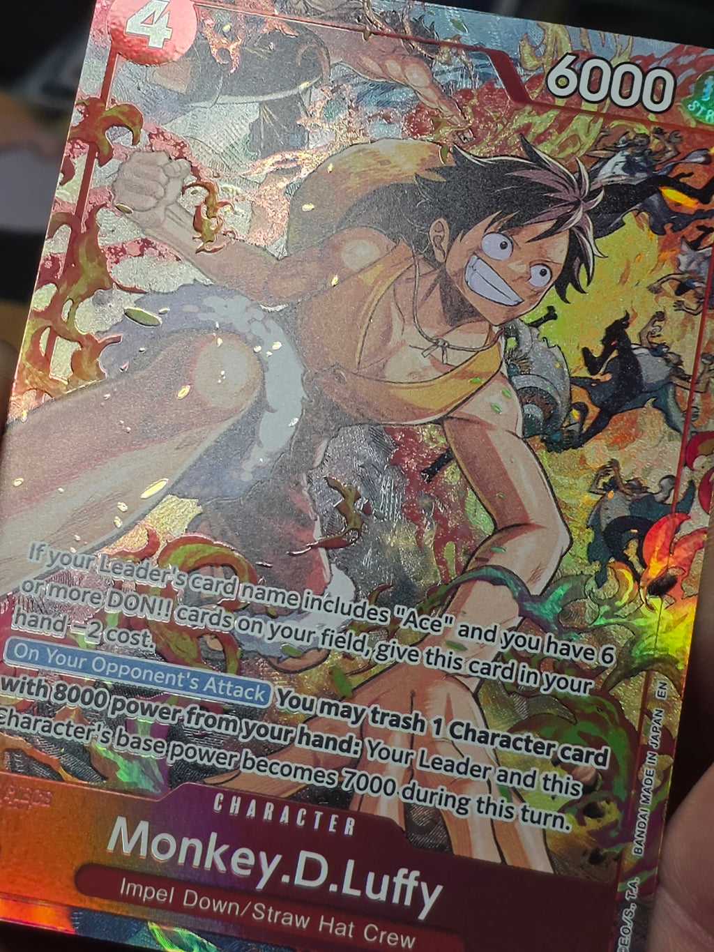 Monkey.D.Luffy (Alternate Art) OP16-015 The Time of Battle Foil