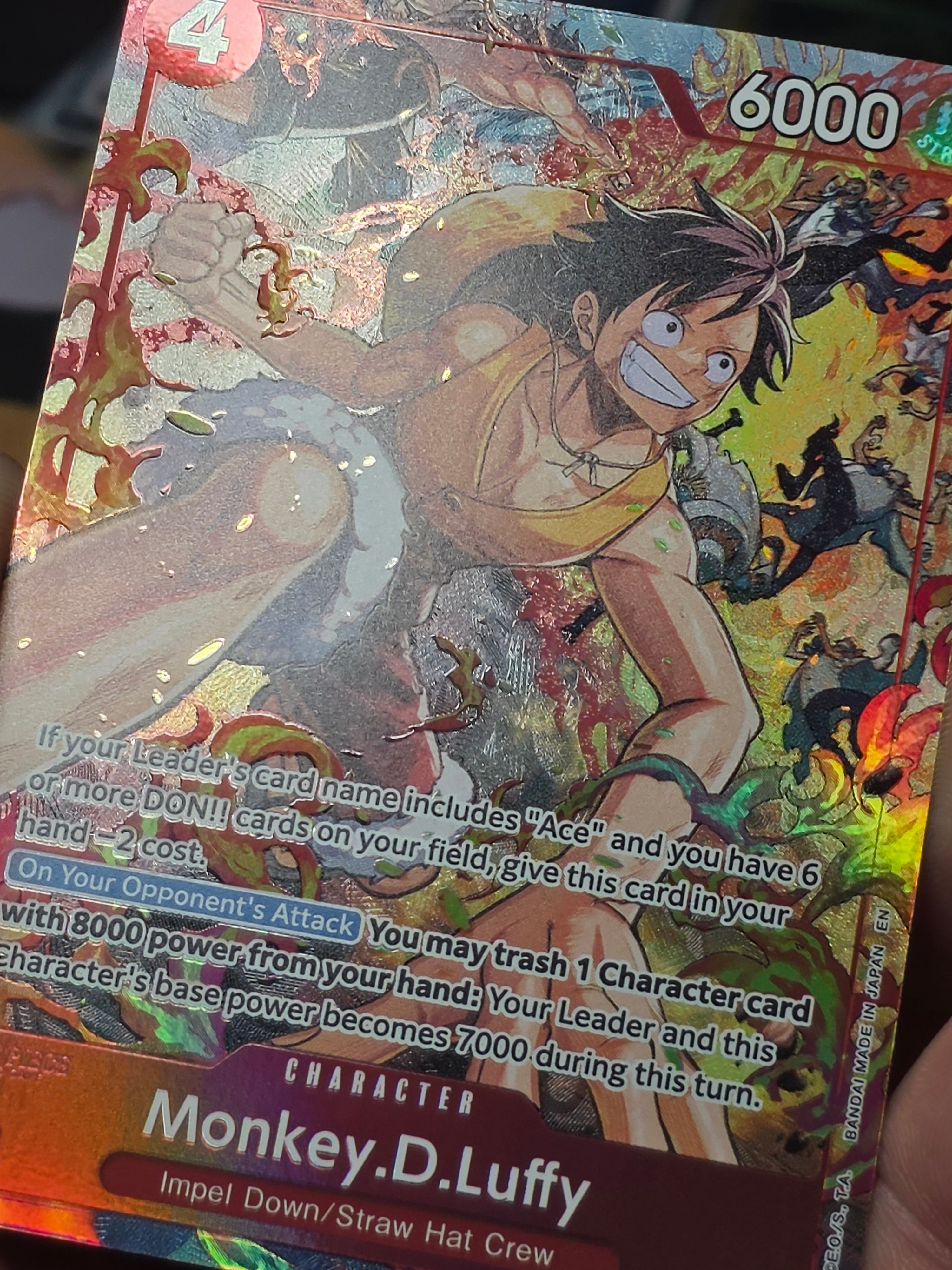 Monkey.D.Luffy (Alternate Art) OP16-015 The Time of Battle Foil