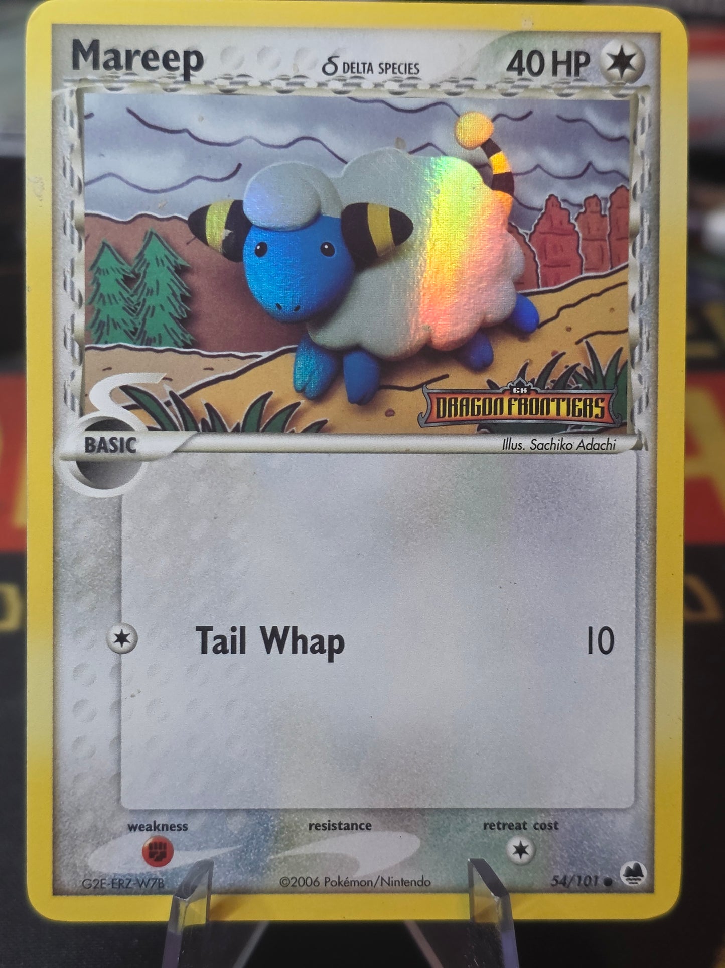 Mareep (Delta Species) 54/101 Dragon Frontiers Reverse Holo