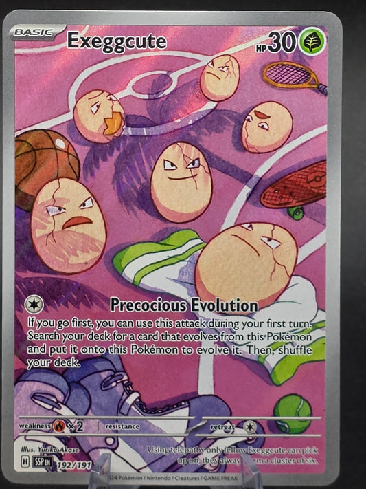 Exeggcute - 192/191 - Illustration Rare Surging Sparks Near Mint