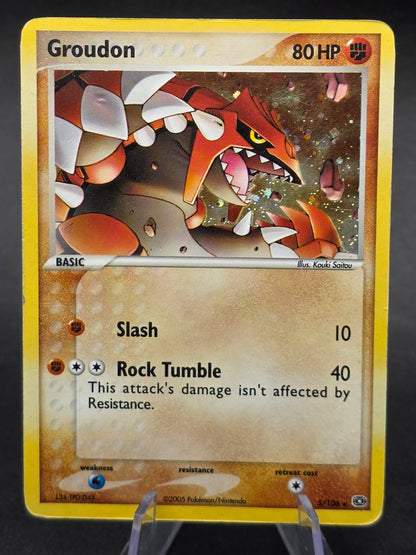 Groudon 5/106 Ex Emerald Holo Rare Vintage Pokemon TCG MP
