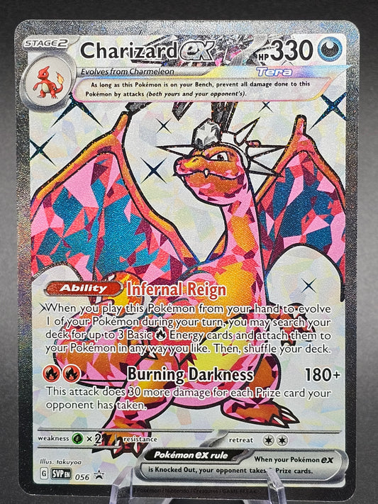 Charizard ex SVP056 Full Art Black Star Promo 056 Scarlet & Violet (NM) Pokemon #056