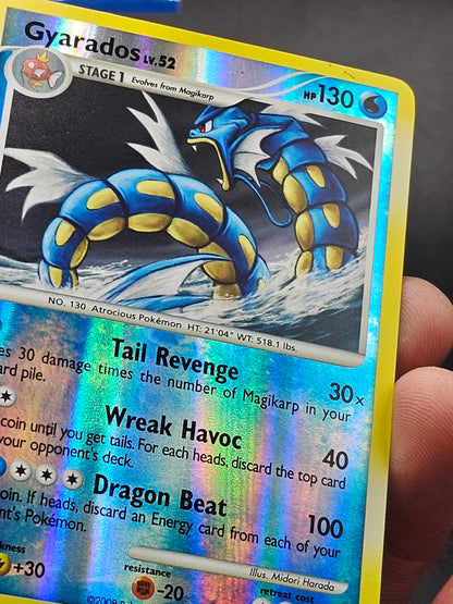 Gyarados 19/100 Stormfront Reverse Holo Rare Pokemon TCG Card