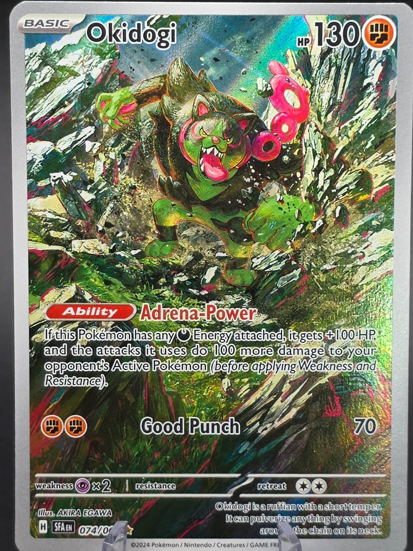 Okidogi Holofoil 074/064 Illustration Rare SV: Shrouded Fable Near Mint