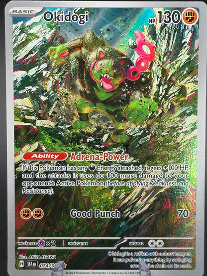 Okidogi Holofoil 074/064 Illustration Rare SV: Shrouded Fable Near Mint