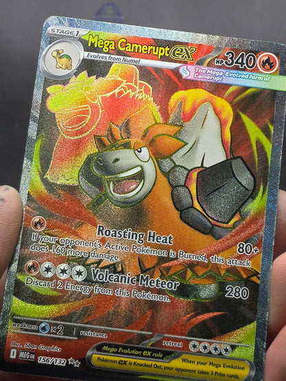Mega Camerupt ex - 156/132 ME01: Mega Evolution Ultra Rare NM