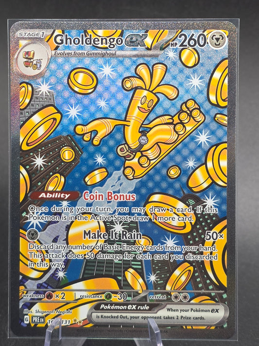 2025 Pokemon PRE EN Special Illustration Rare #164 Gholdengo ex