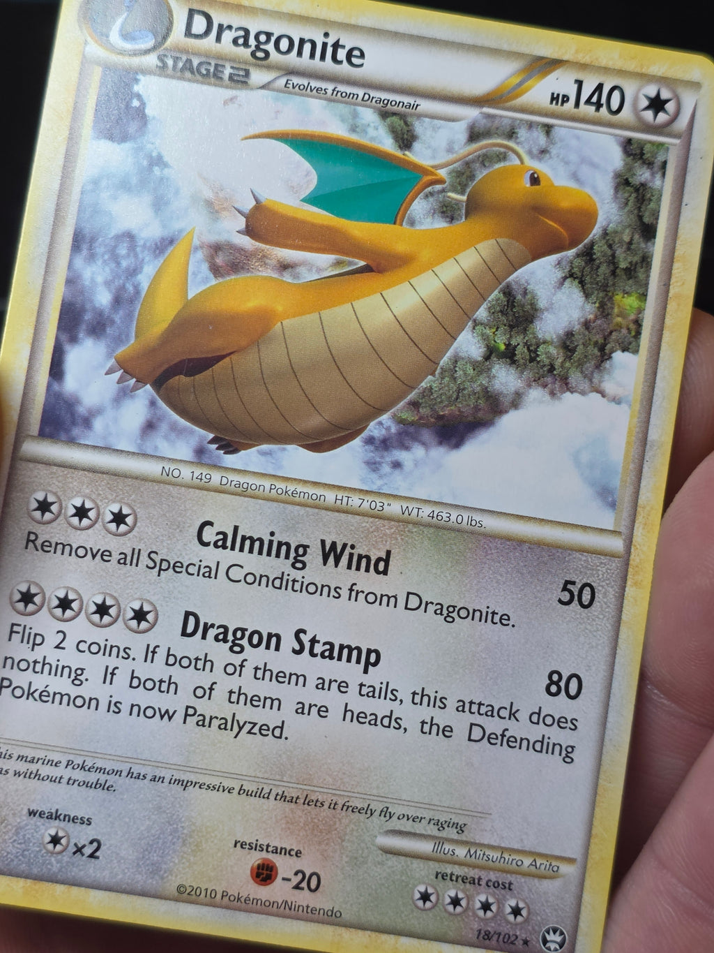 Dragonite Triumphant Rare 18