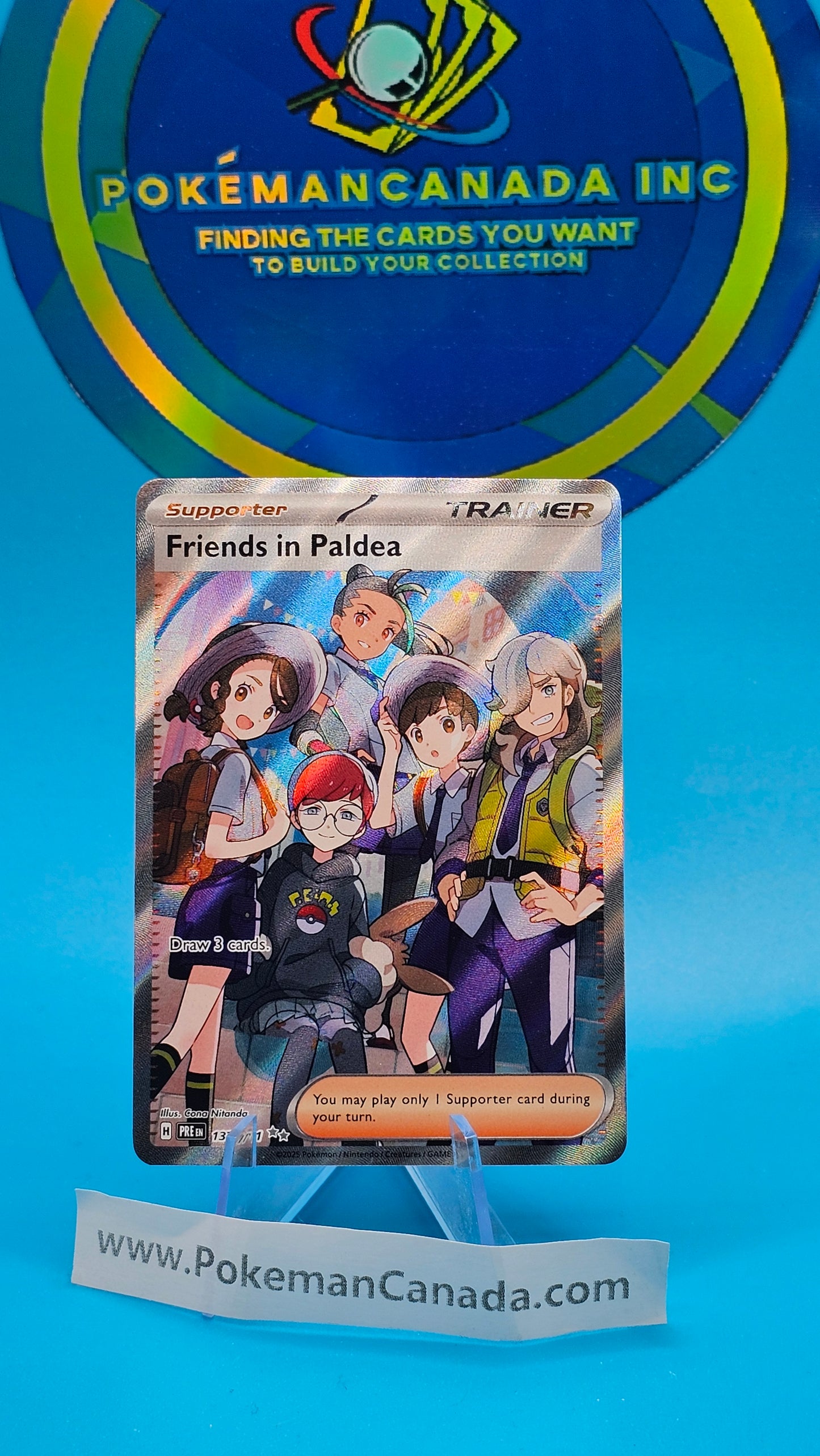 Pokemon - Friends in Paldea - 137/131 - SV Prismatic Evolutions - Full Art