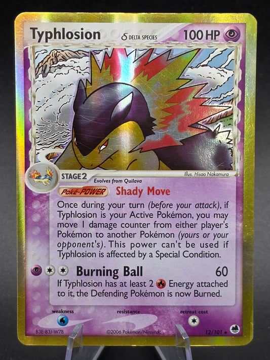 Typhlosion Delta Species 12/101 Holo Rare Ex Dragon Frontiers