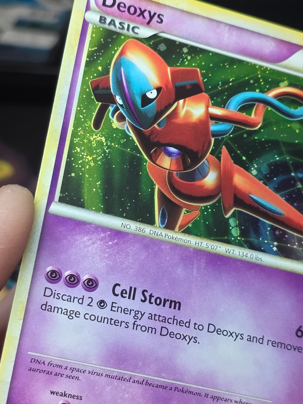 Deoxys 2/95 Holo Rare Call of Legends Pokemon
