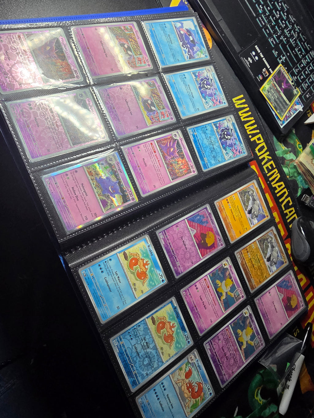 Pokemon 151 Complete Master Base Set 165/165 Holos + EXs + Reverse Holo + Binder