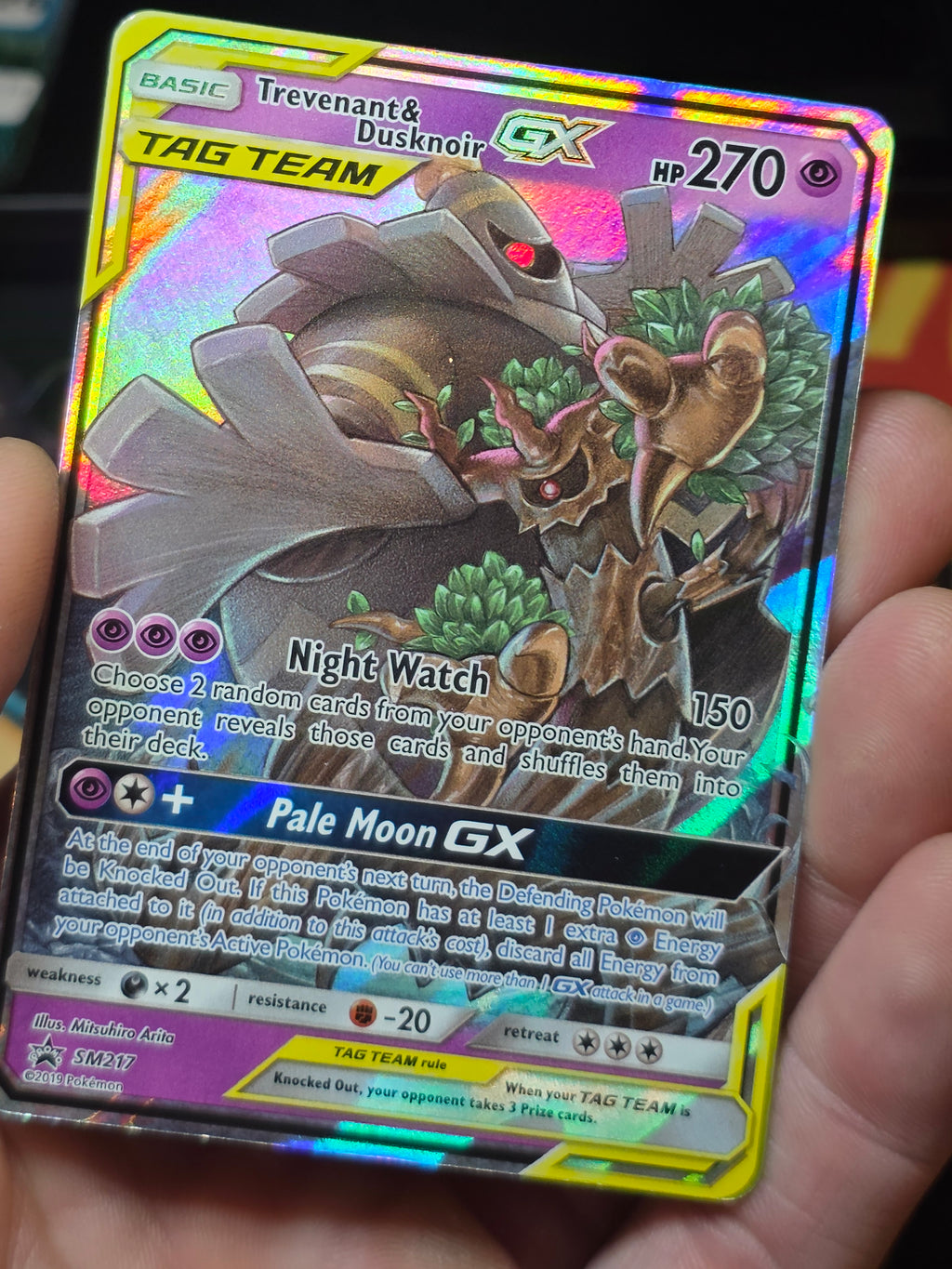 Trevenant & Dusknoir GX Sun & Moon Promo Promo SM217
