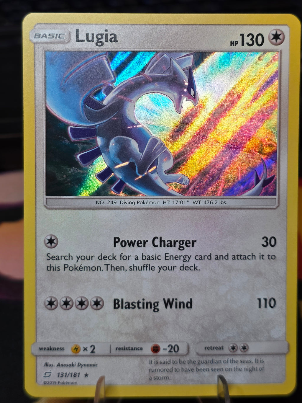 Lugia Team Up Holo Rare 131