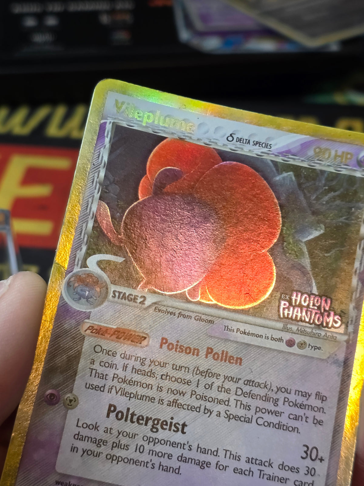 Vileplume 17/110 Reverse Holo Stamp - EX Holon Phantoms