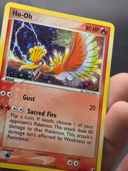 Ho-oh - 27/115 - Pokemon Ex Unseen Forces Holo Card LP