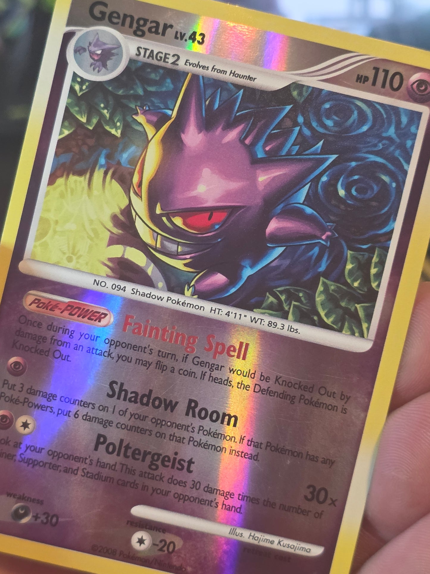 Gengar 18/100 Stormfront Reverse Holo MP