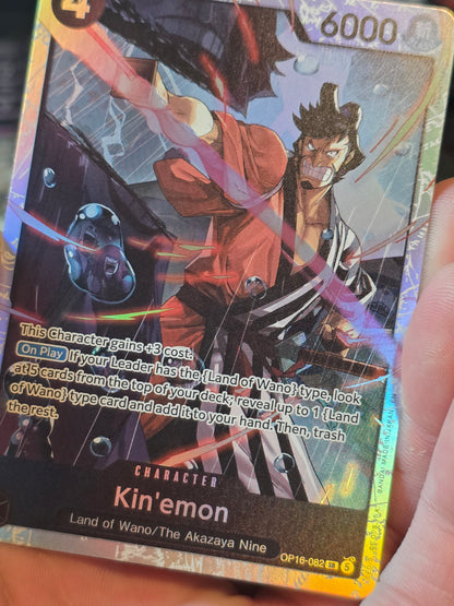 Kin'emon OP16-082 SR The Time of Battle One Piece TCG EN