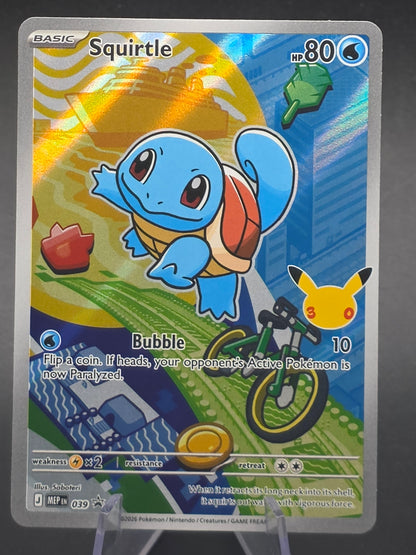 Squirtle MEP 039 Black Star Promo First Partner Series 1 Pokemon