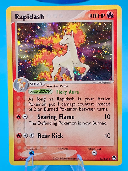 Rapidash Holo - 13/112 - Fire Red/Leaf Green - Near Mint Pokemon Card 13/112