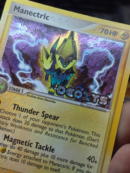 Manectric 38/107 Reverse Holo Uncommon EX Deoxys Stamped