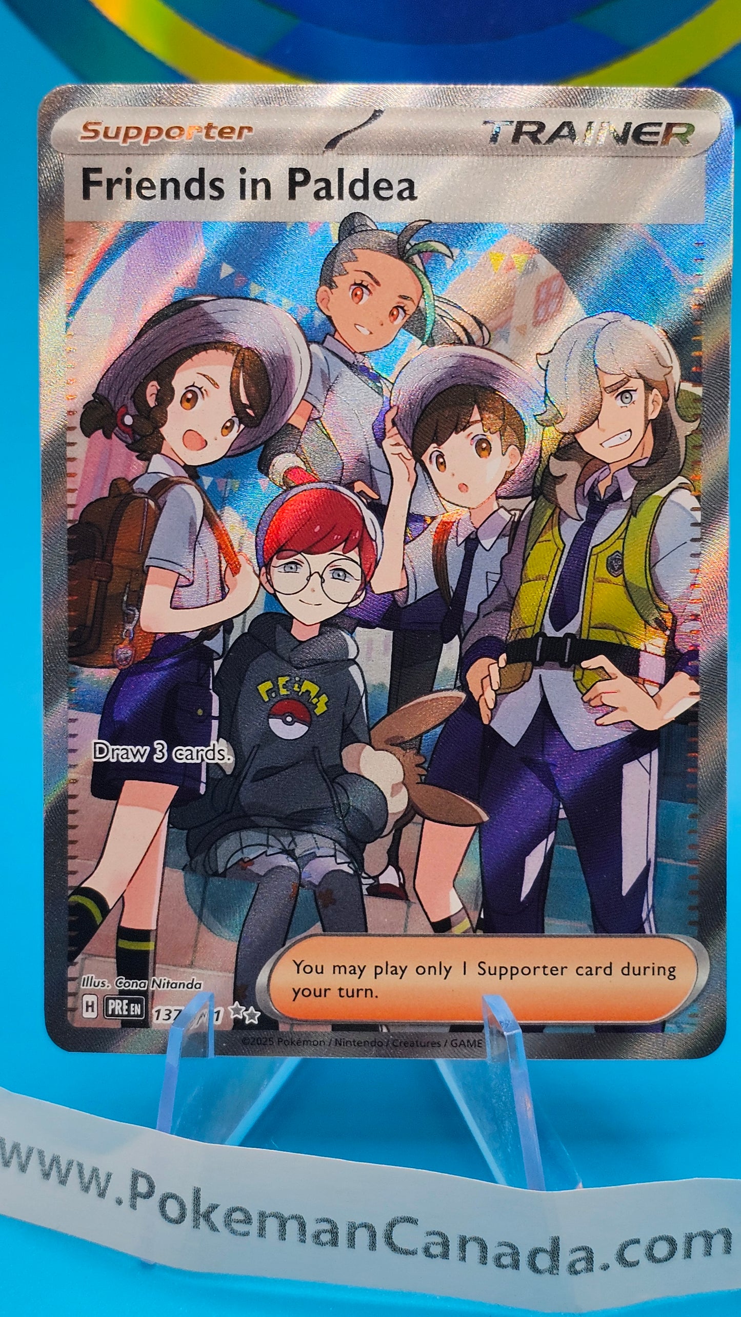 Pokemon - Friends in Paldea - 137/131 - SV Prismatic Evolutions - Full Art