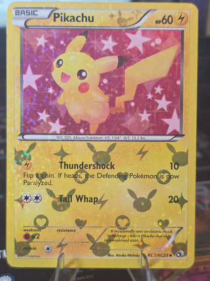 Pikachu #RC7 Legendary Treasures Radiant Collection Holo MP
